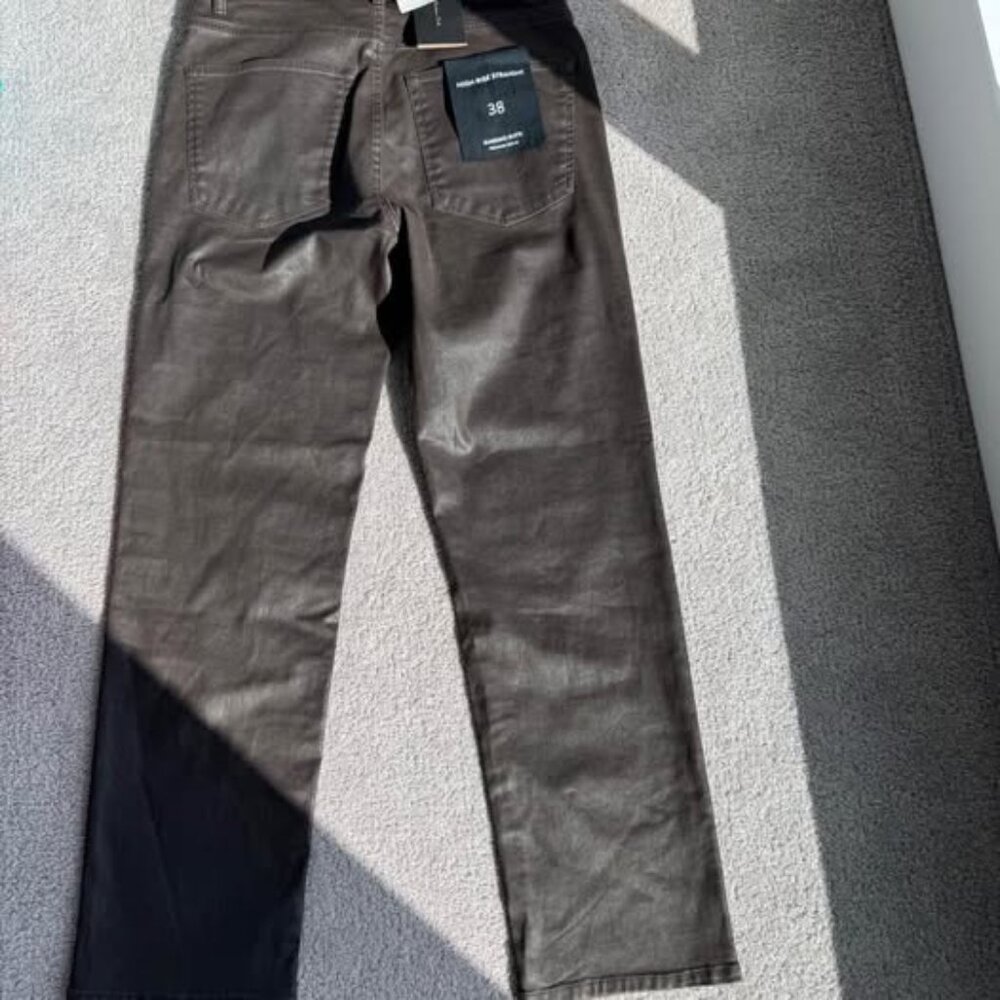 Massimo Dutti High Rise Straight Jeans brown 28 size